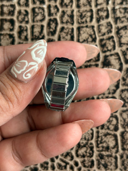 BABY PINK RING WATCH
