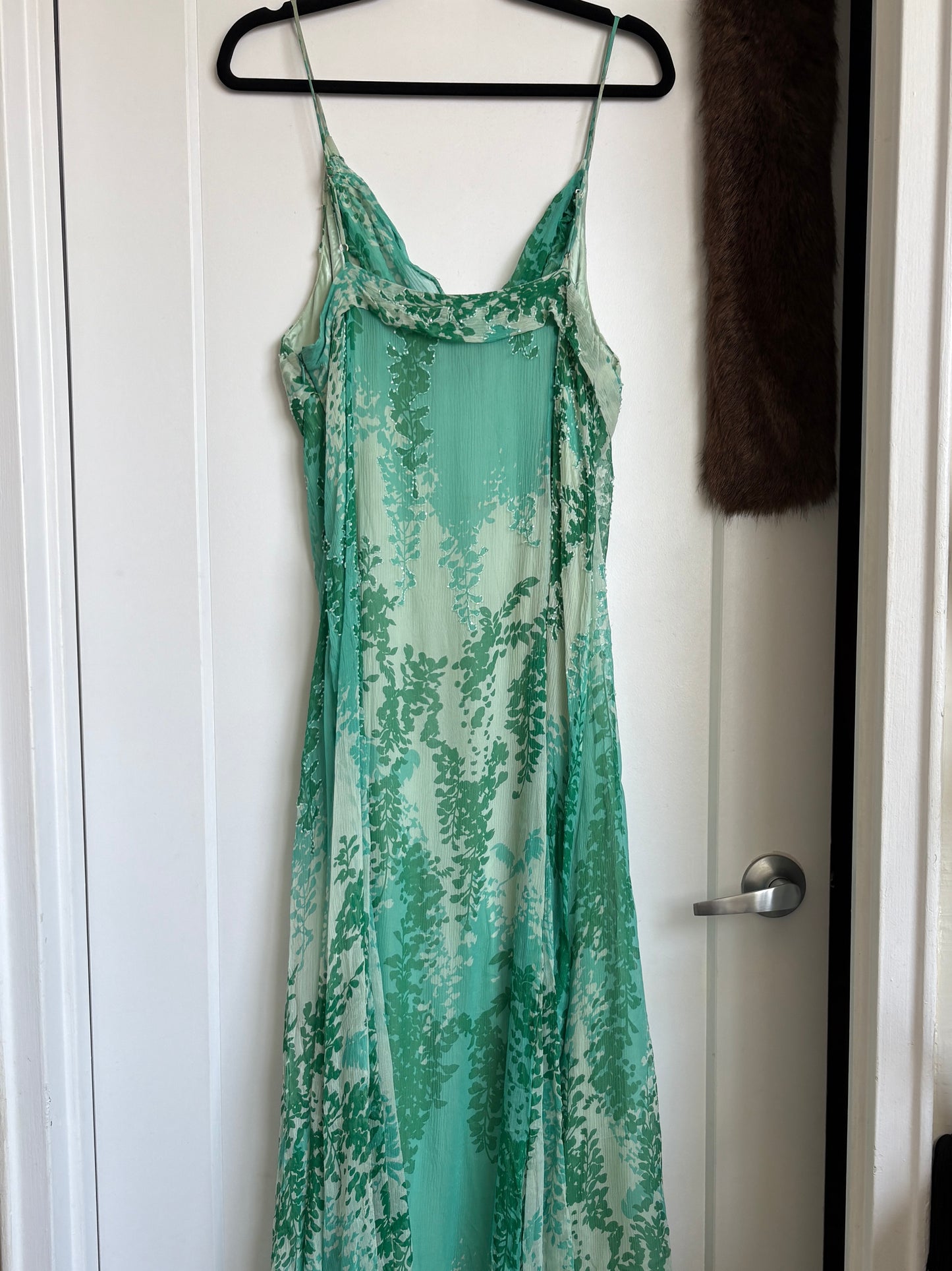 BCBGMAXAZRIA SILK BEADED DRESS - 12
