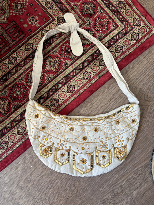 BEADED BOHO CROSS BODY BAG