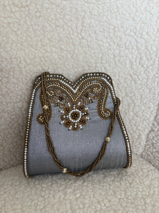 BEADED CLUTCH