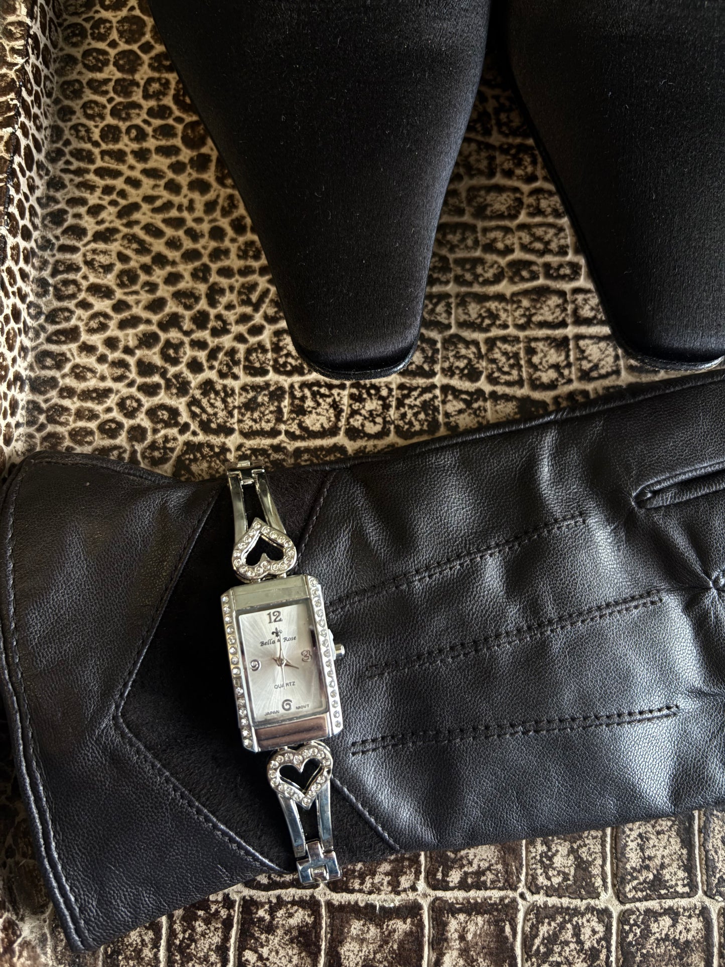 BELLA ROSE HEART WATCH