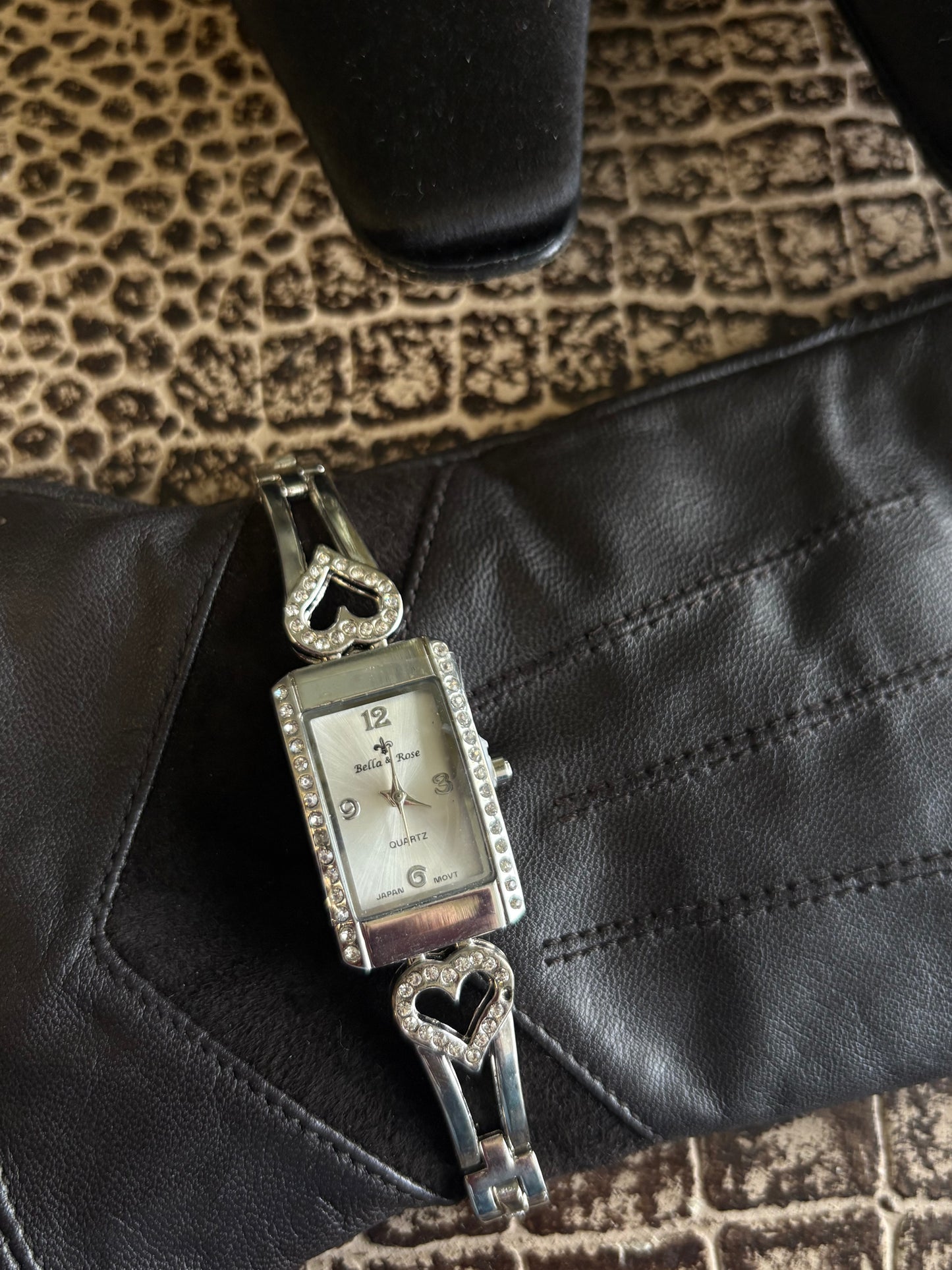 BELLA ROSE HEART WATCH