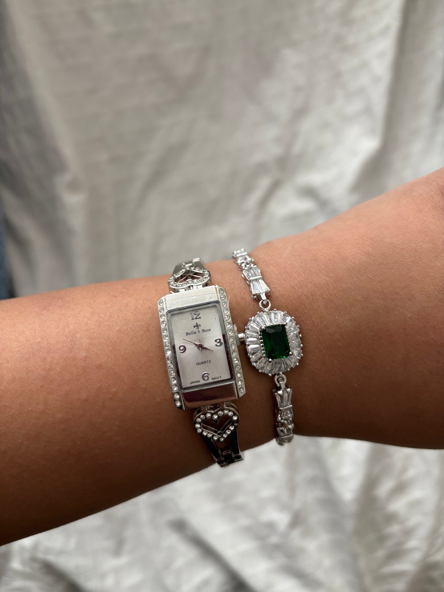 BELLA ROSE HEART WATCH