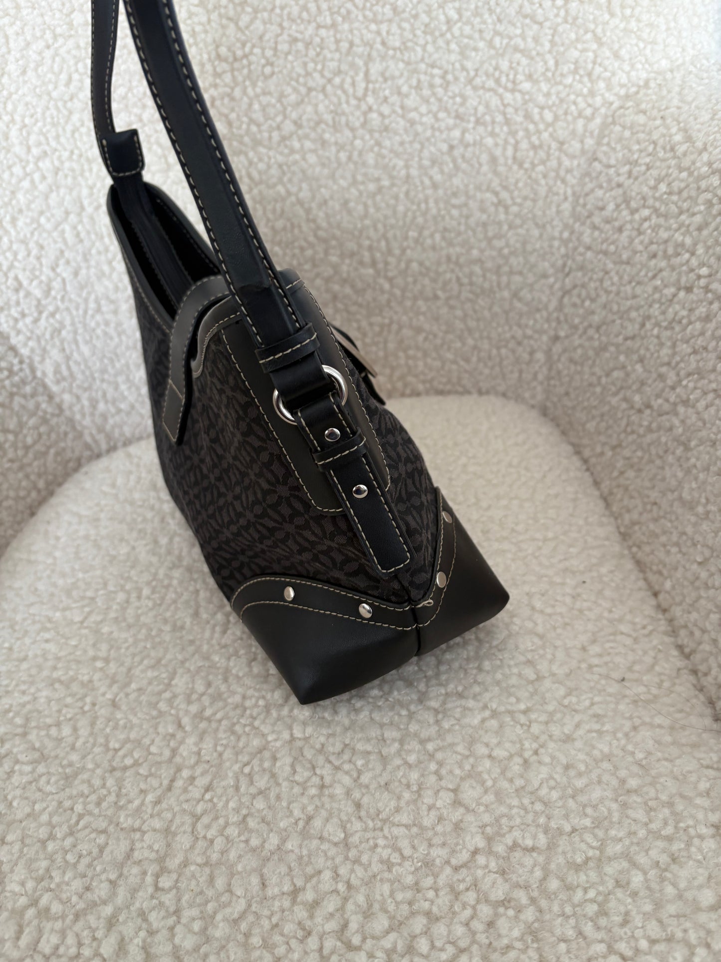 BLACK Y2K SHOULDER BAG