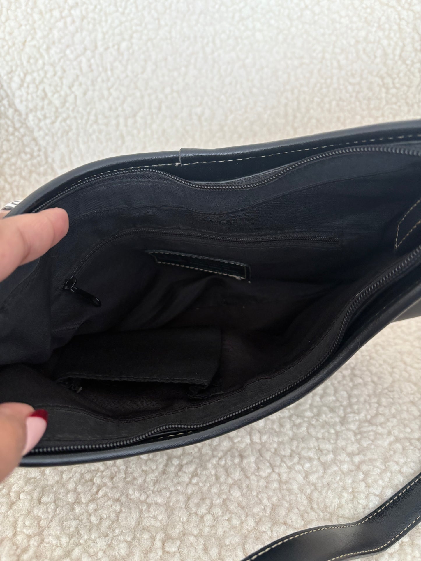 BLACK Y2K SHOULDER BAG