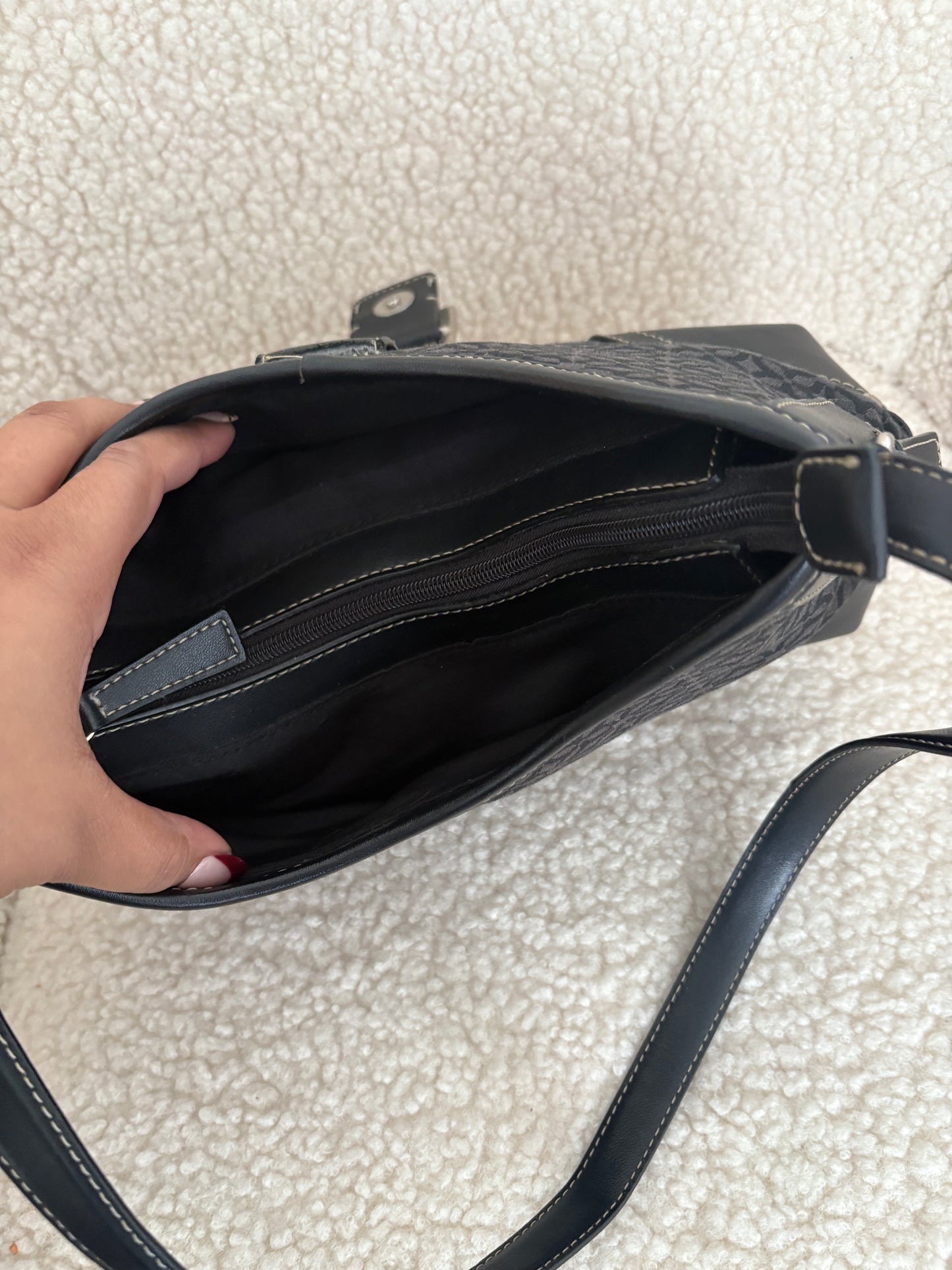 BLACK Y2K SHOULDER BAG