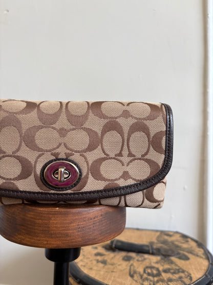 COACH MONOGRAMMED WRISTLET