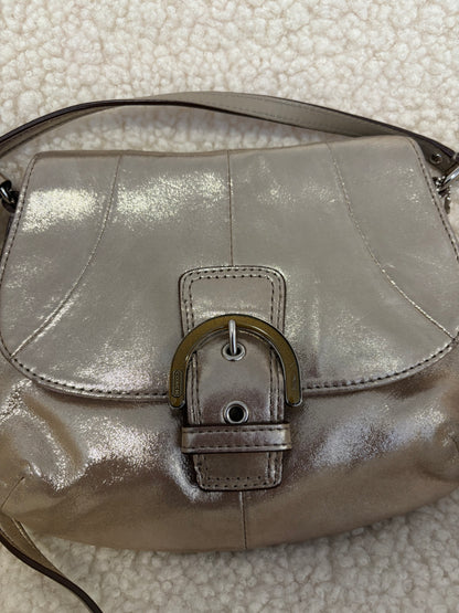 COACH ROSE GOLD SOHO METALLIC CROSSBODY