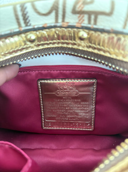 COACH TATTERSALL GRAFFITI SMALL SATCHEL