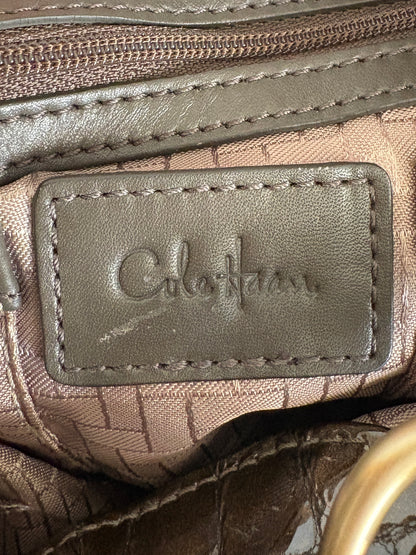 COLE HAAN GENEVIEVE LARGE TRIANGLE TOTE HANDBAG