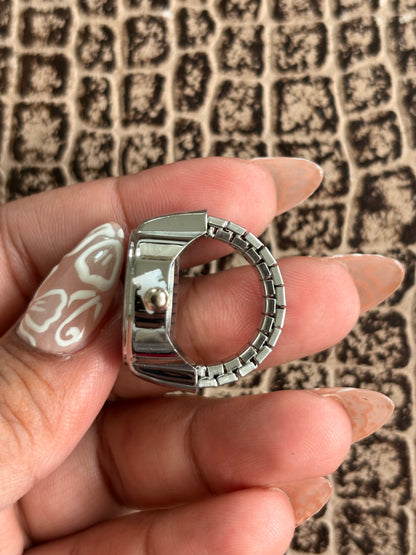 DENIM BLUE RING WATCH