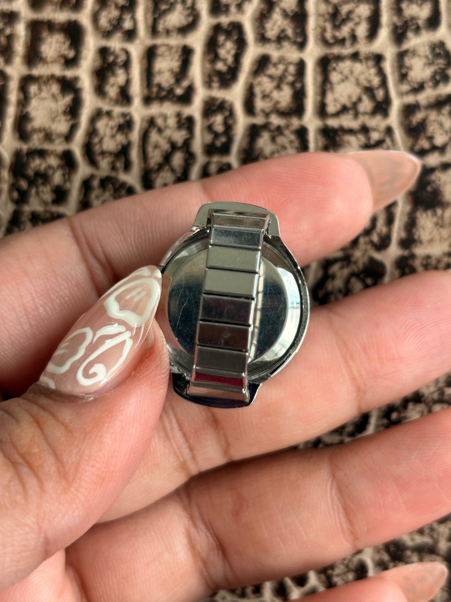 DENIM BLUE RING WATCH