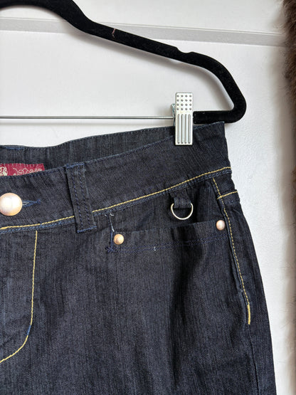 DENIM CAPRI PANTS