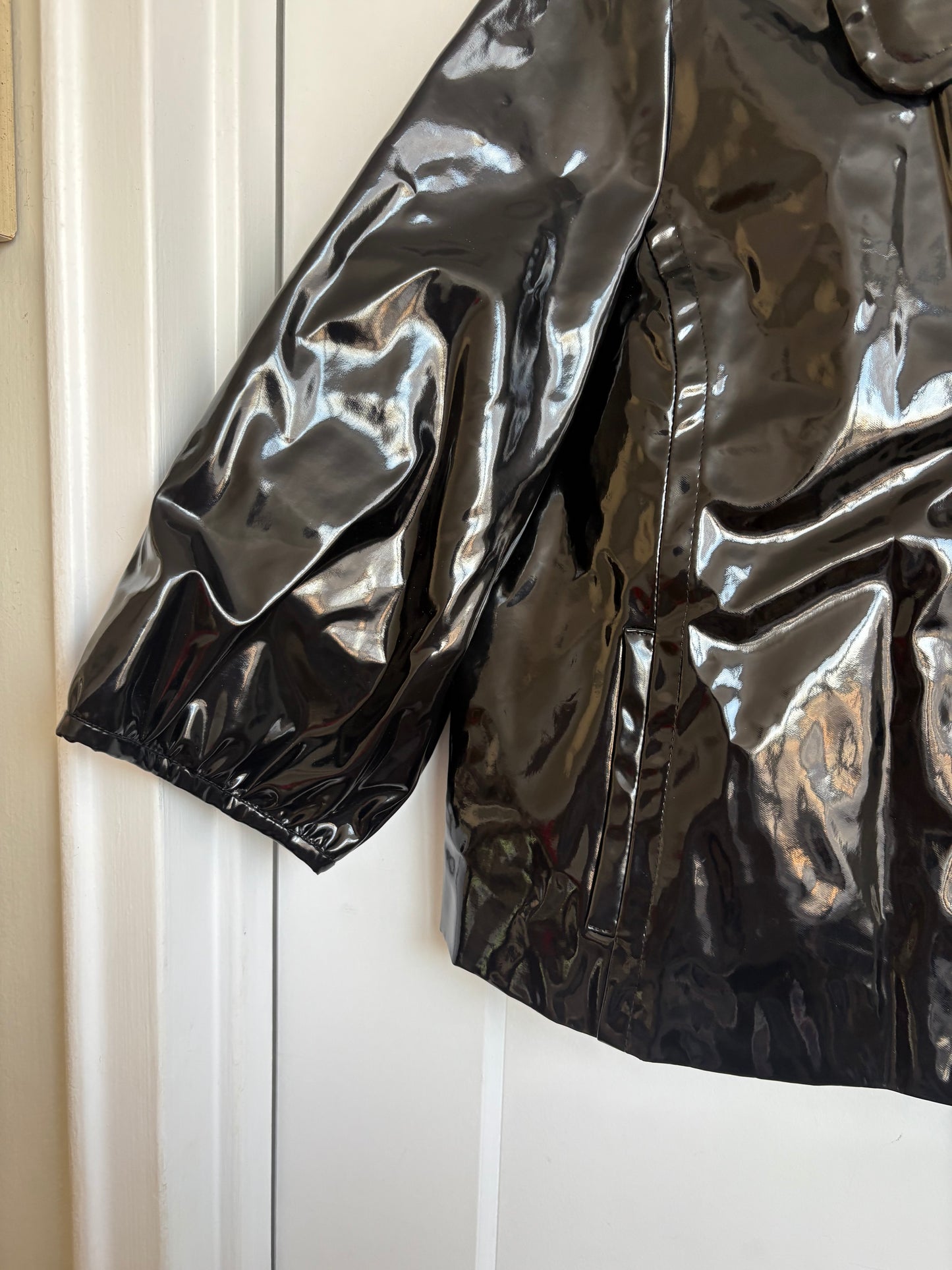 VINTAGE A.M.I. PLEATHER PEACOAT