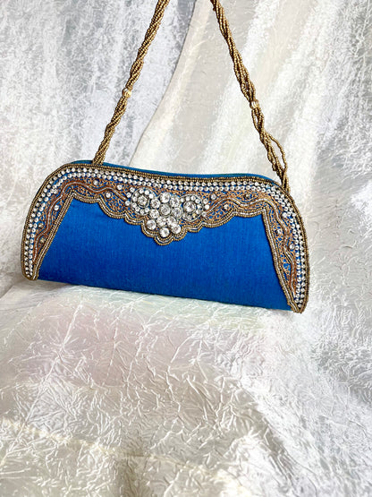 EMBROIDERED CLUTCH BAG