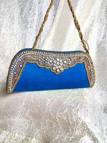 EMBROIDERED CLUTCH BAG