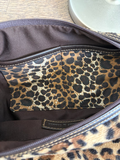 FRANKIE & JOHNNIE ANIMAL FUR SHOULDER BAG