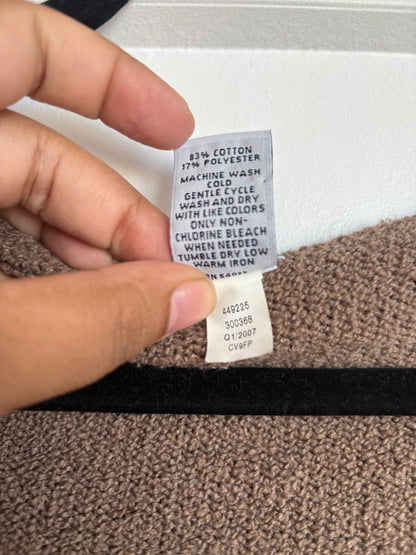 GAP BROWN COTTON HOODIE - XL