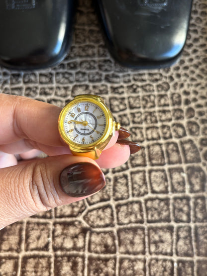 GOLD RING WATCH