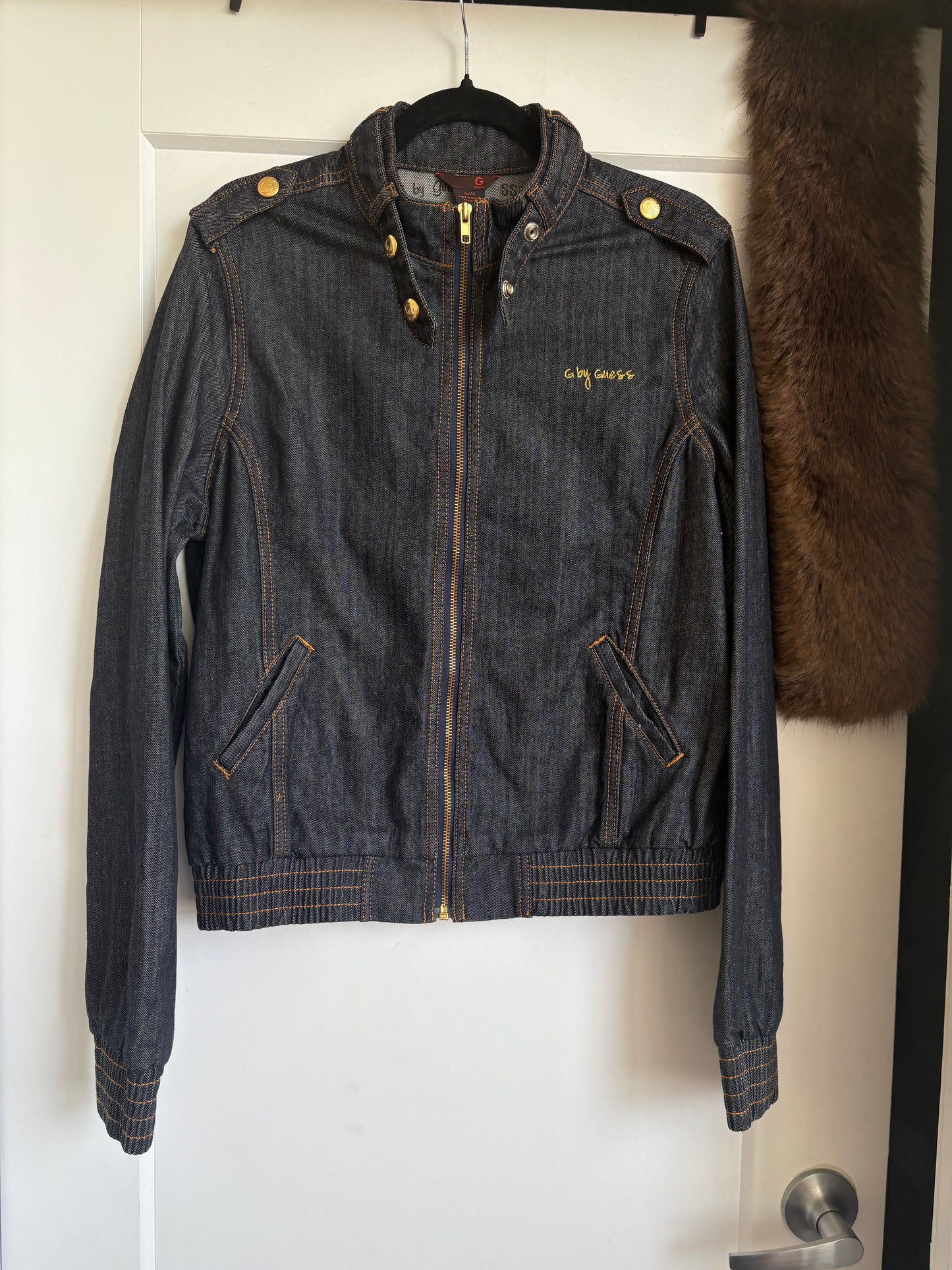 GUESS DENIM BOMBER JACKET