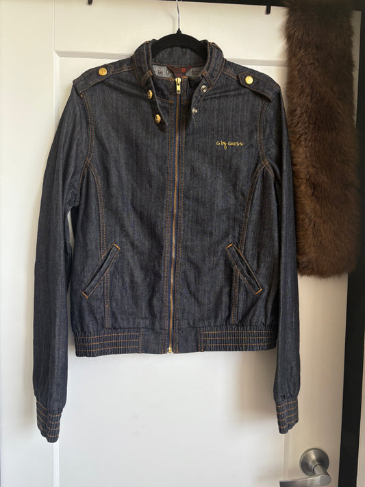 GUESS DENIM BOMBER JACKET