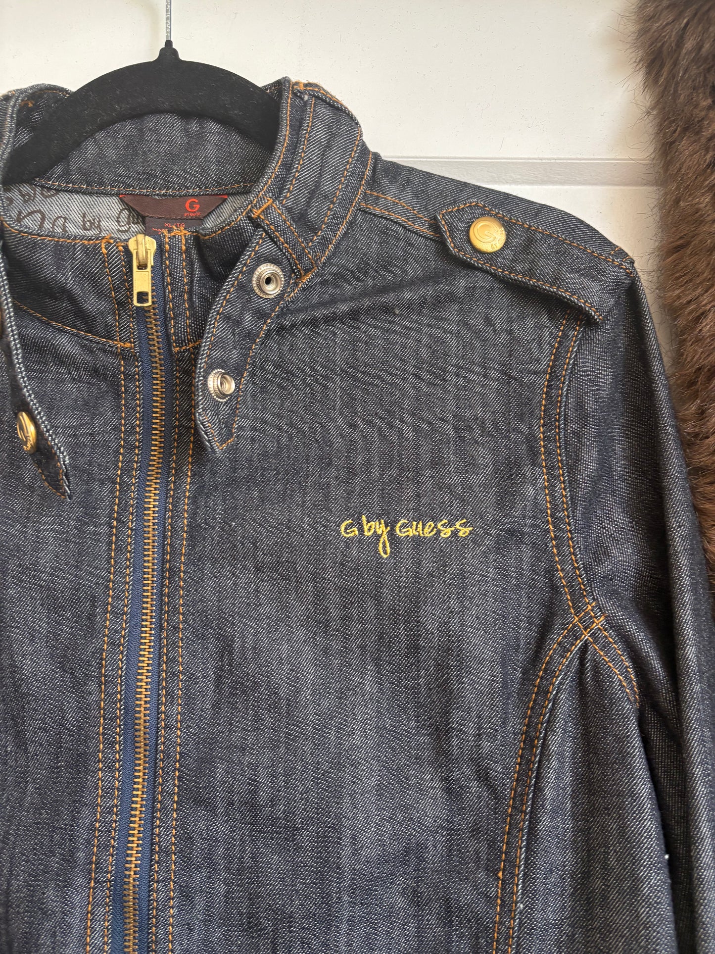 GUESS DENIM BOMBER JACKET
