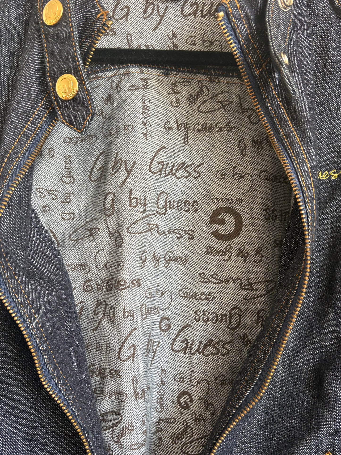 GUESS DENIM BOMBER JACKET