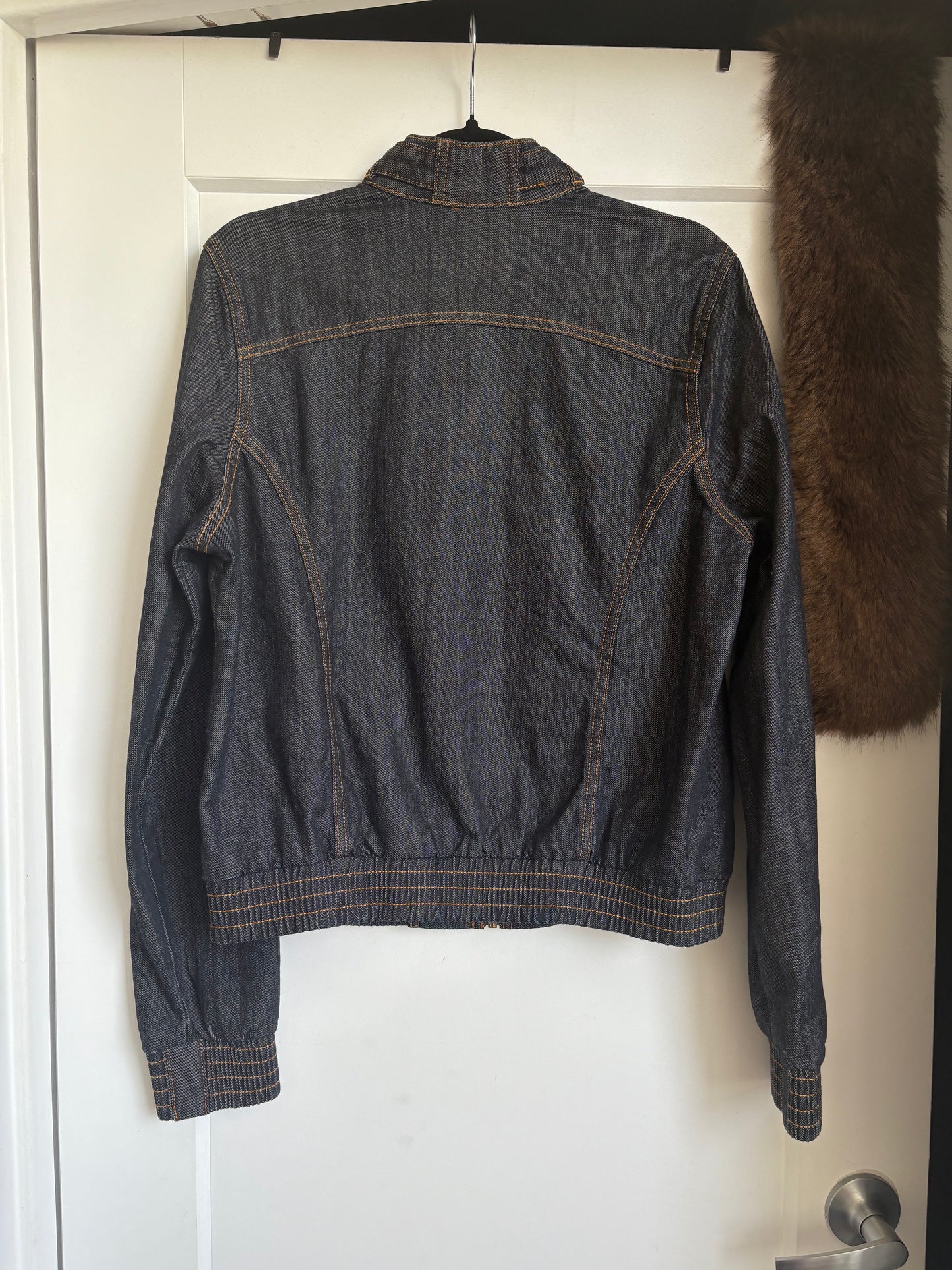 GUESS DENIM BOMBER JACKET