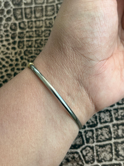 HEART OF GOD 2 TONE CLIP BANGLE
