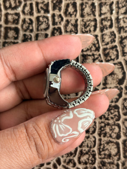 HOT PINK RING WATCH