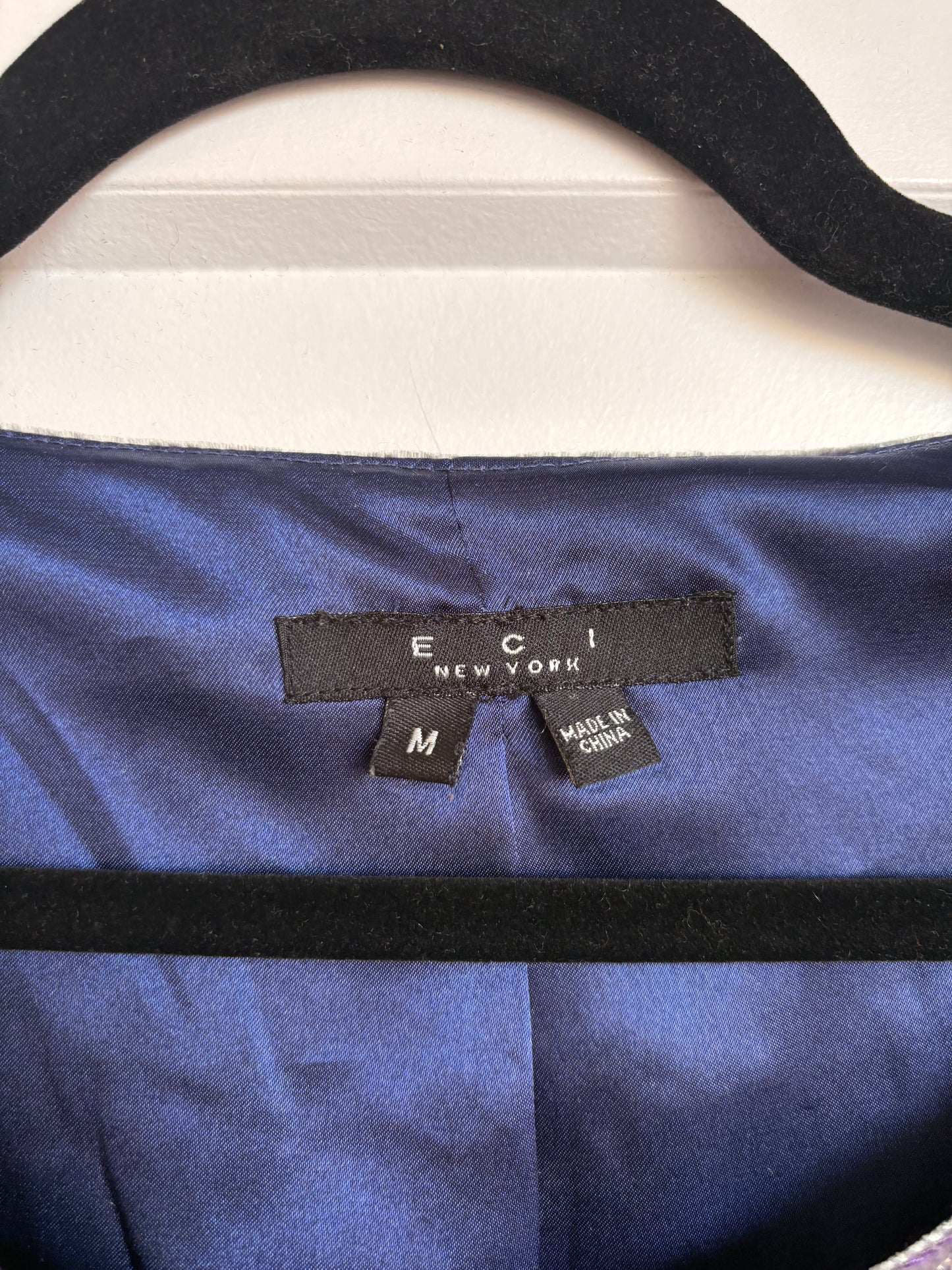 VINTAGE BEADED VELVET BALERO - M