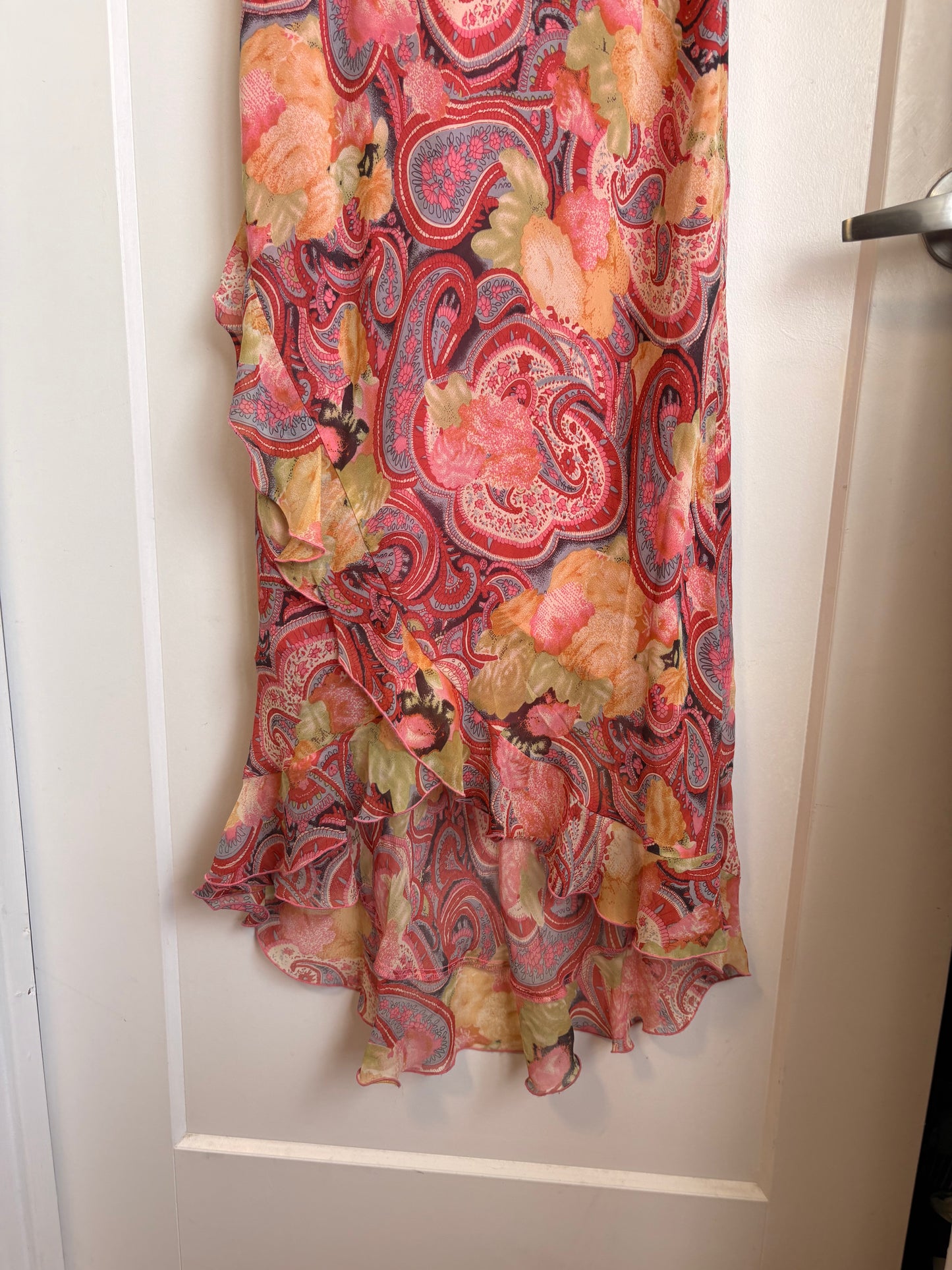 VINTAGE Y2K PAISLEY MAXI DRESs - L