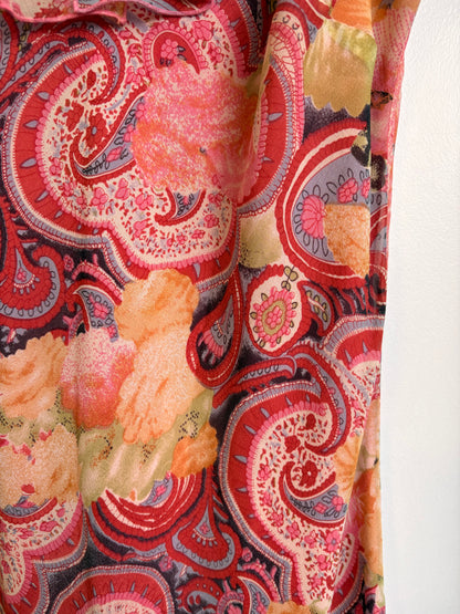VINTAGE Y2K PAISLEY MAXI DRESs - L