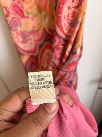 VINTAGE Y2K PAISLEY MAXI DRESs - L