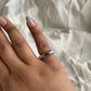 SILVER PINKY RING