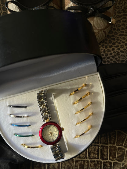 WORKING ACUET JAPAN BEZEL WATCH