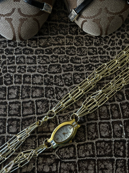 GOOD TIMES WATCH NECKLACE