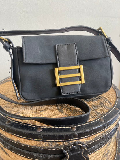 SUEDE BAGUETTE BAG