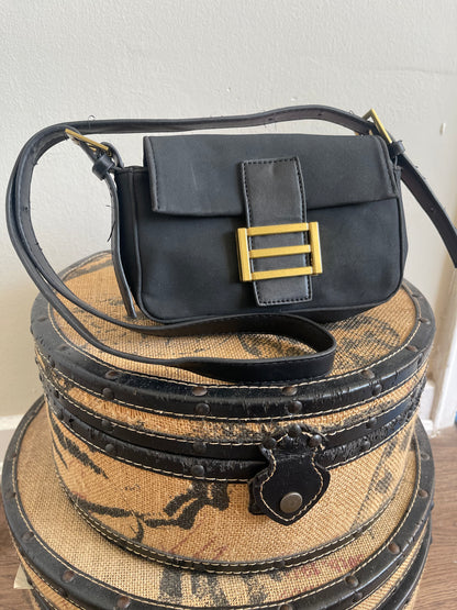 SUEDE BAGUETTE BAG