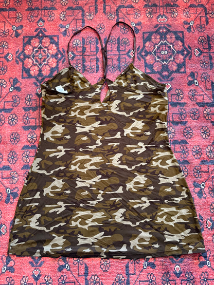 VINTAGE LA SENZA CAMO CAMI - L