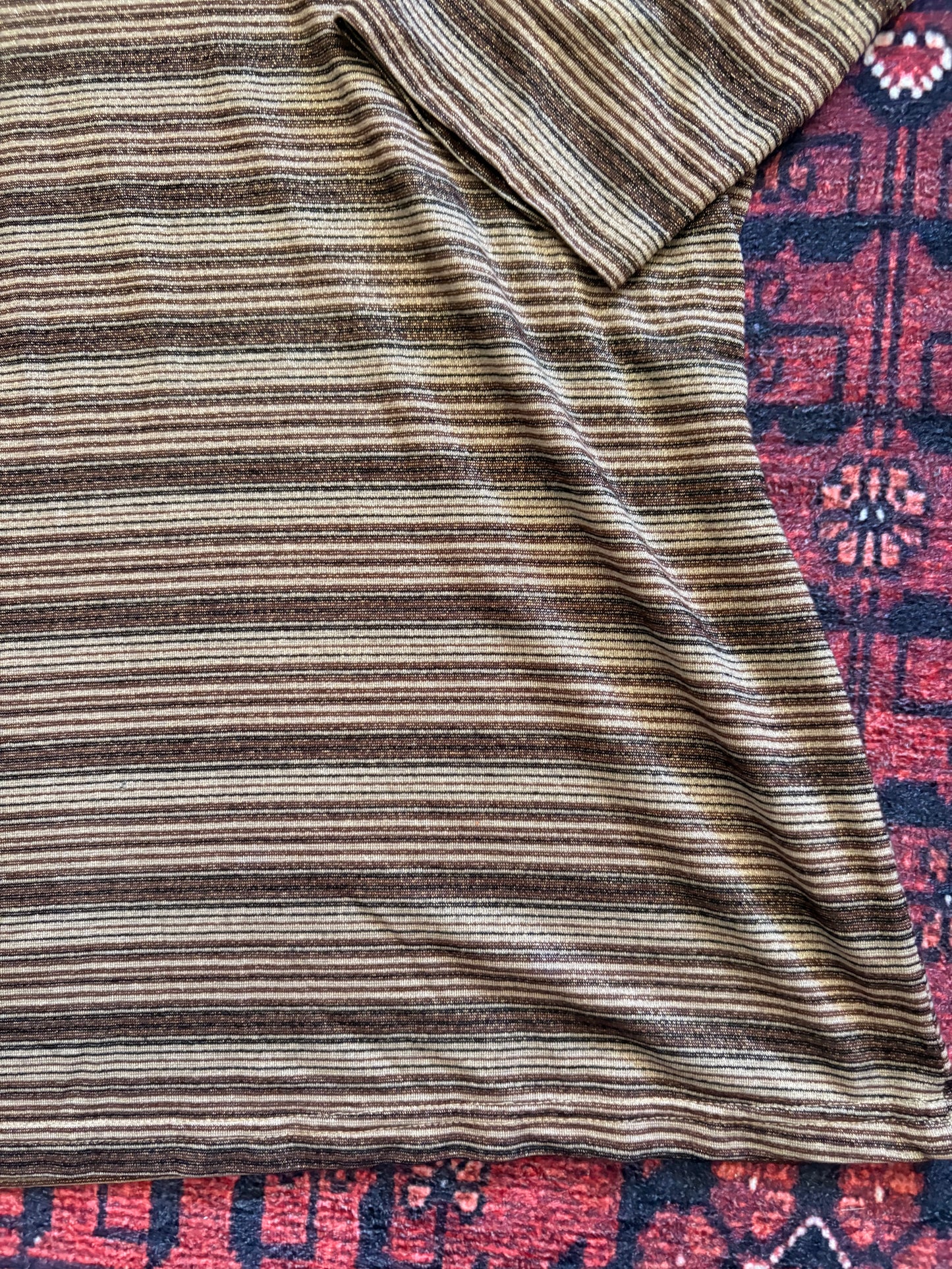VINTAGE UN DEUX TROIS STRIPPED LONG SLEEVE - 1X