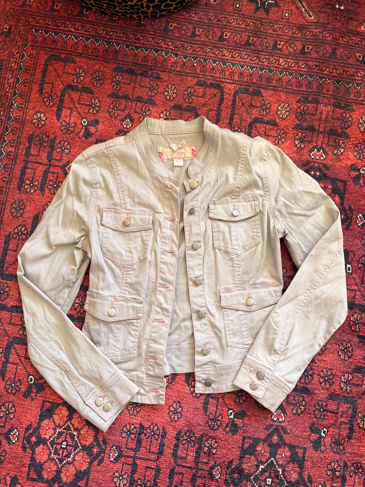 Y2K CREAM JACKET - M