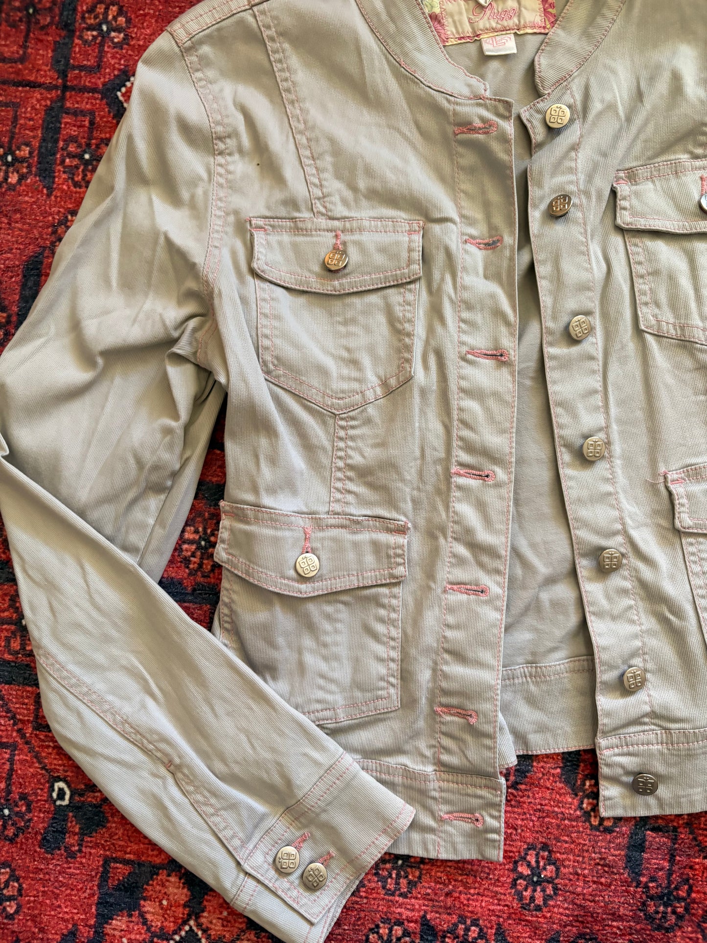 Y2K CREAM JACKET - M