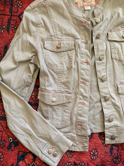 Y2K CREAM JACKET - M