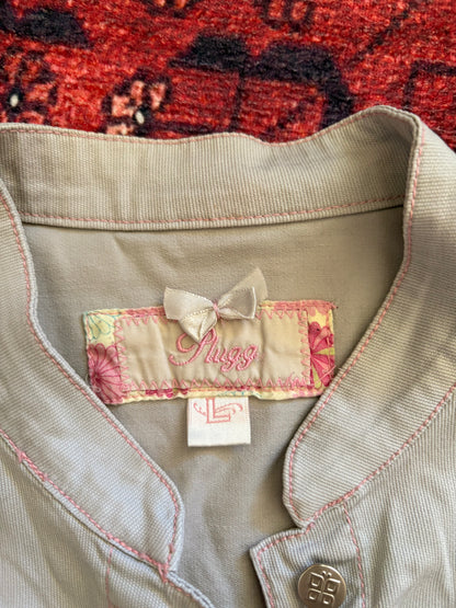 Y2K CREAM JACKET - M