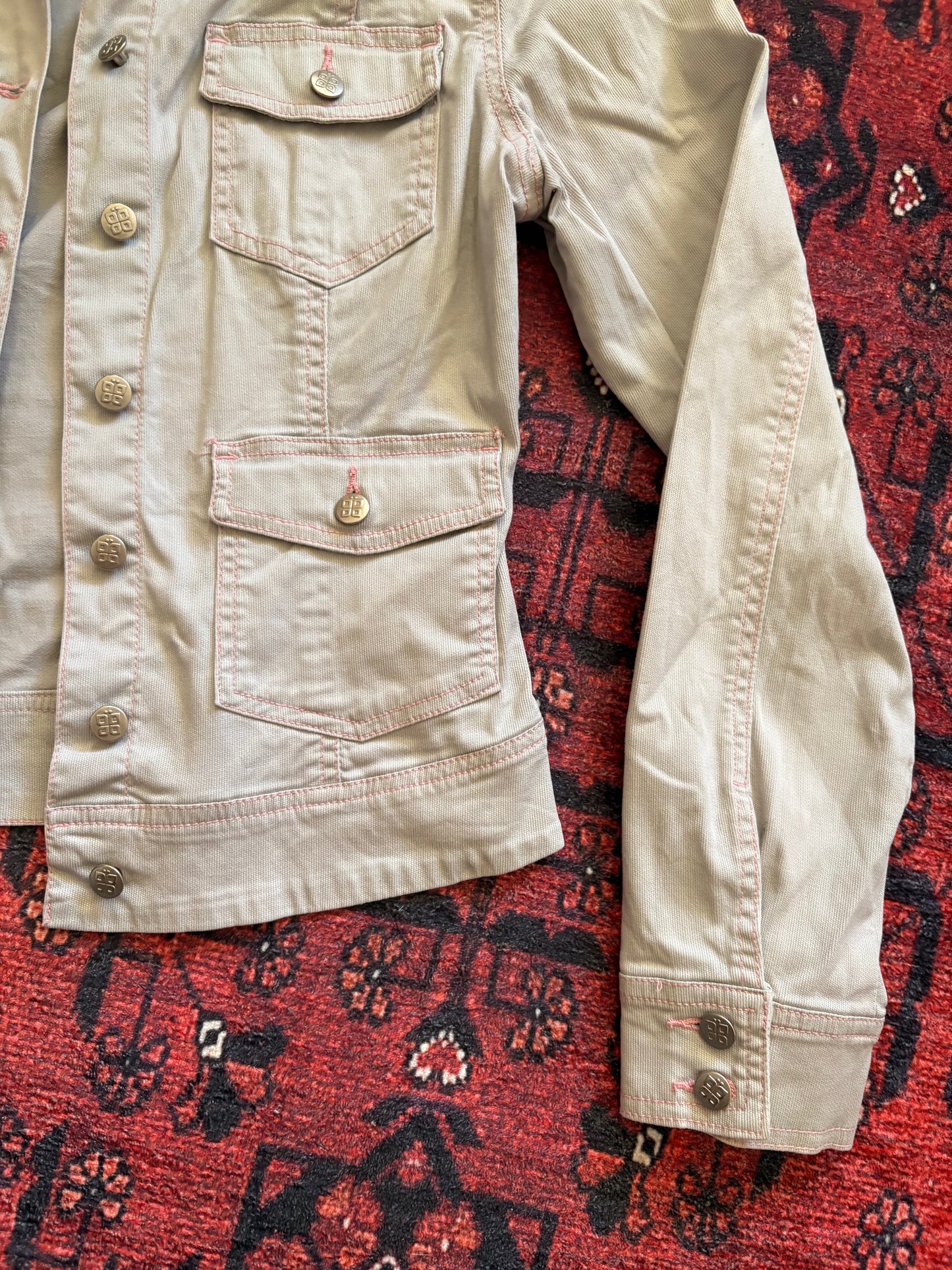 Y2K CREAM JACKET - M