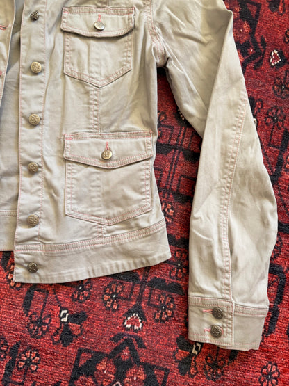 Y2K CREAM JACKET - M