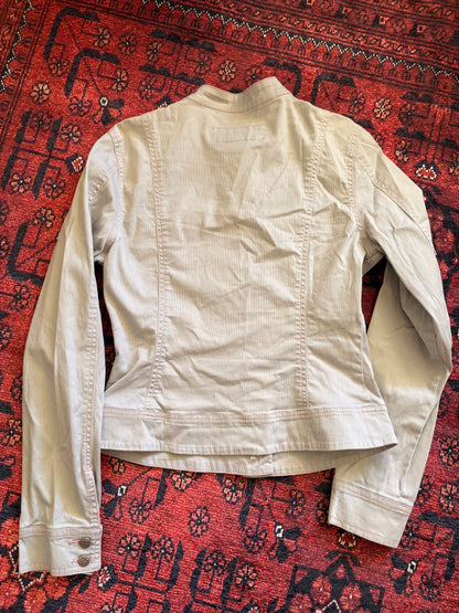 Y2K CREAM JACKET - M