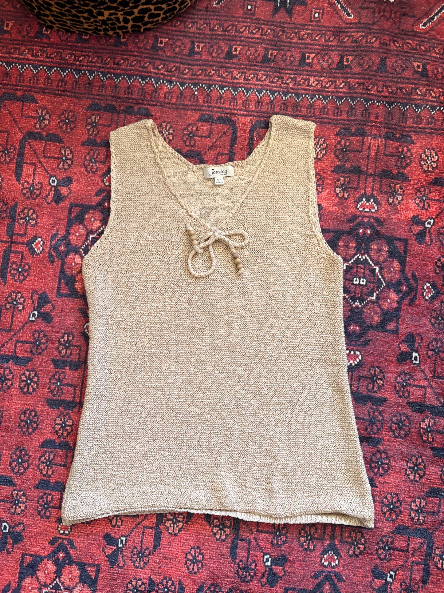 VINTAGE CROCHET TANK - M