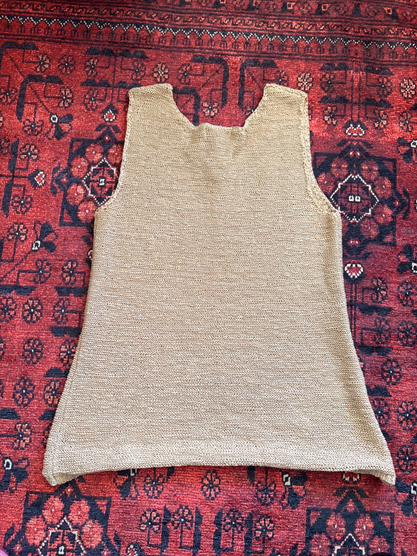 VINTAGE CROCHET TANK - M